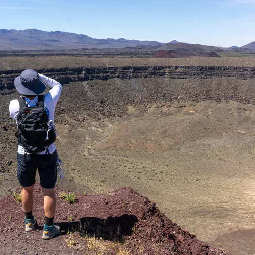 El Pinacate volcanic crater